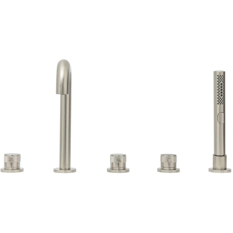 Смеситель на борт ванны Allen Brau Priority 5.31007-BN (с внутренней частью) никель браш