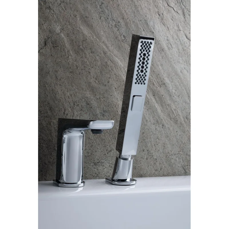 Смеситель на борт ванны Allen Brau Infinity 5.21008-00 (с внутренней частью) хром