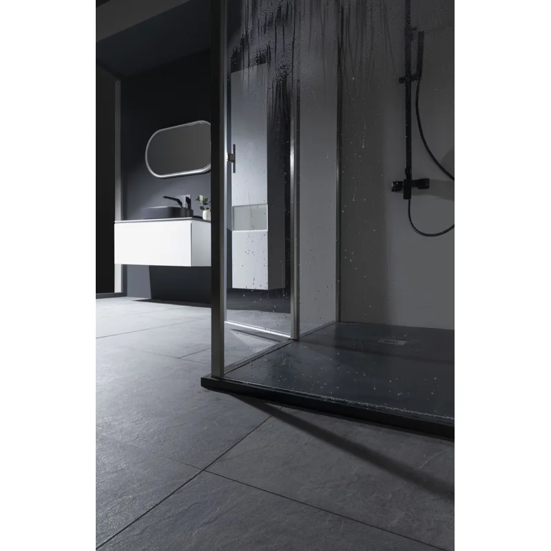 Душевой уголок Allen Brau Priority 160x90 3.31038.BA + 3.31044.BA серебро браш