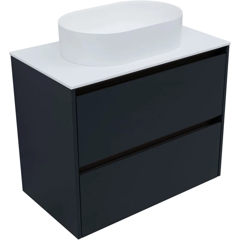 Тумба под раковину Allen Brau Activity 80 1.34012.AM антрацит матовый/олива браш