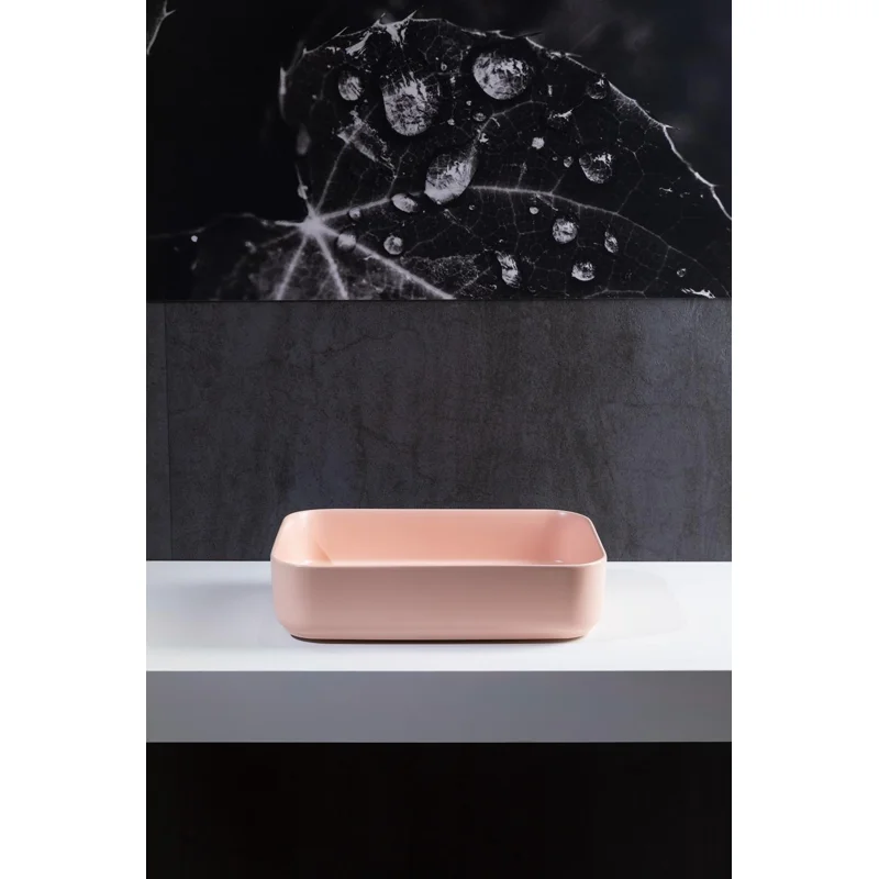 Раковина накладная Allen Brau Fantasy 50 4.11021.SM розовый