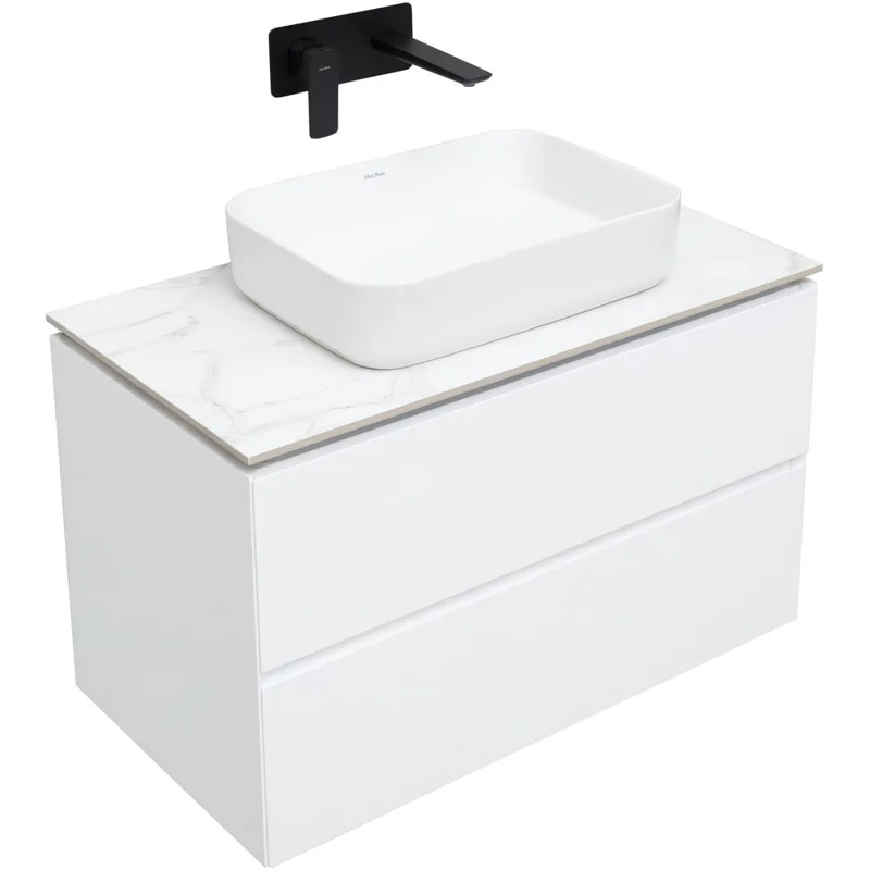Тумба под раковину Allen Brau Infinity 85 1.21001.WM белый матовый