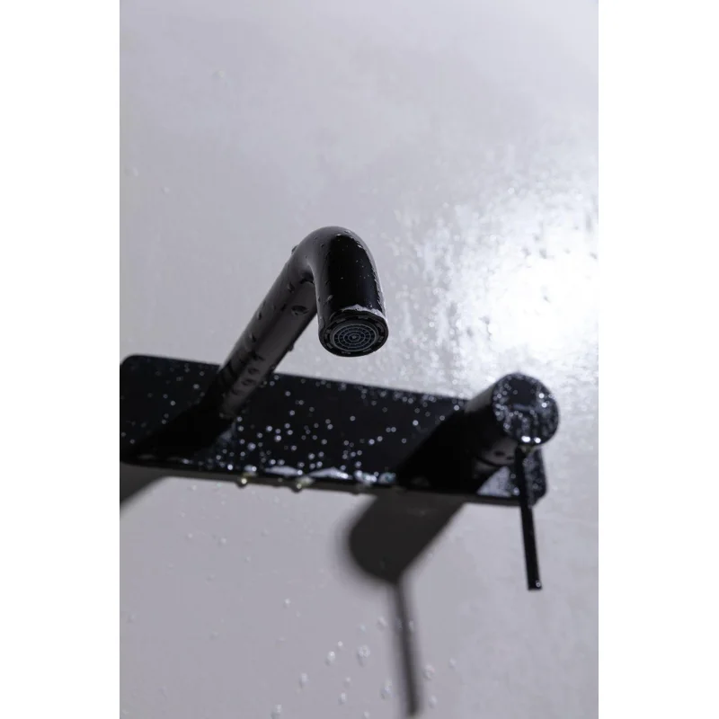 Смеситель для раковины Allen Brau Glority 5.51004-31 (с внутренней частью) черный матовый