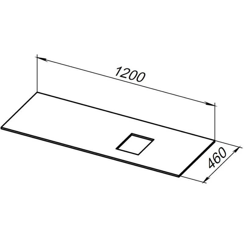 Столешница Allen Brau Infinity 120 1.21014.B-S R бежевый структ