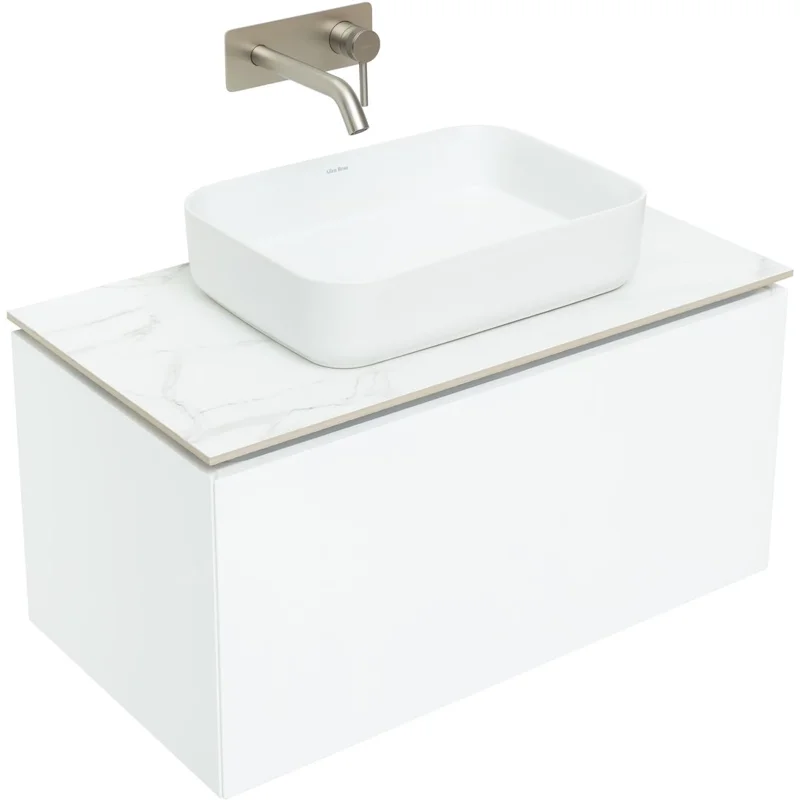 Тумба под раковину Allen Brau Infinity 85 1.21002.WM белый матовый