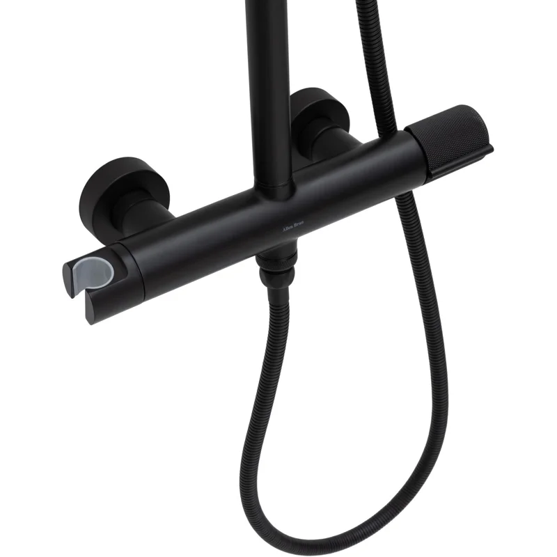 Душевая стойка Allen Brau Liberty 5.33007-31 черный матовый