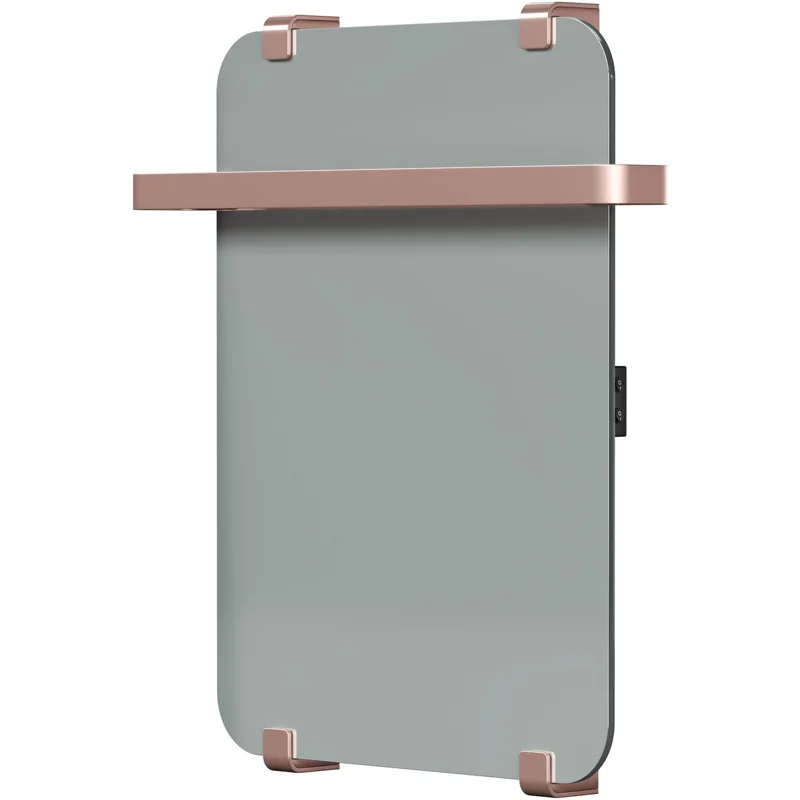 Полотенцесушитель электрический Allen Brau Infinity 60x44 с рейлингом 2.0 и креплением, серебро браш Полотенцесушитель электрический Allen Brau Infinity 60x44 с рейлингом 2.0 и креплением, серебро браш