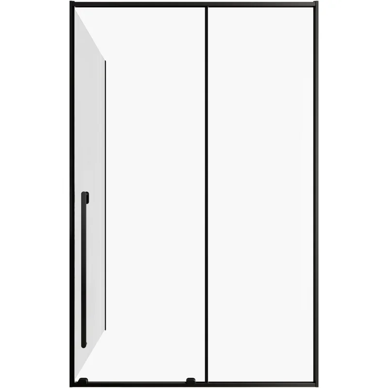 Душевой уголок Allen Brau Fantasy 130x90 3.11007.31 + 3.11013.31 черный матовый