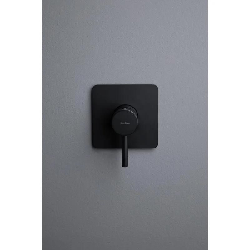 Смеситель для душа Allen Brau Priority X1 5.31012-31 (с внутренней частью, 1 выход) черный матовый
