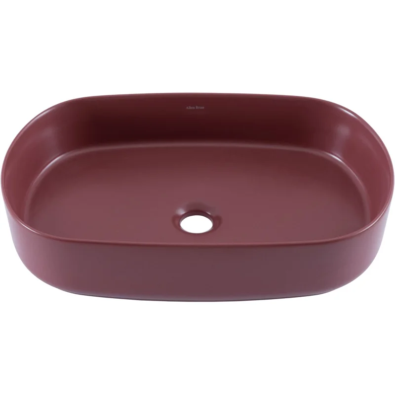 Раковина накладная Allen Brau Fantasy 55 4.11022.BD бордо
