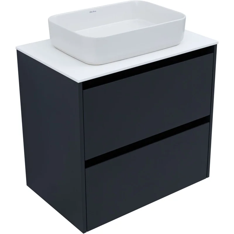 Тумба под раковину Allen Brau Activity 70 1.34003.AM антрацит матовый/черный браш