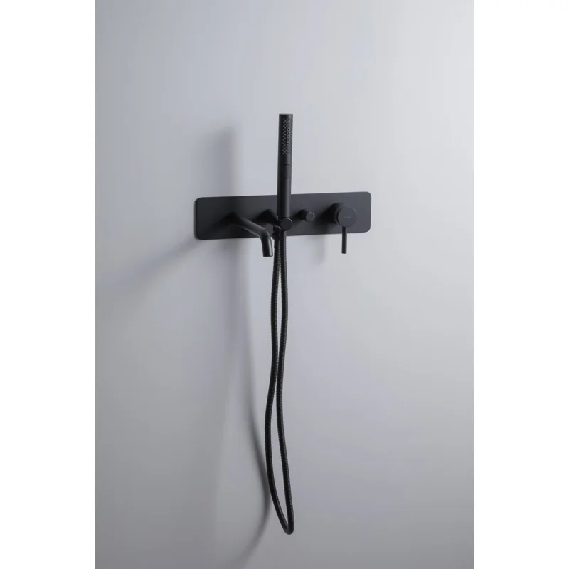 Смеситель для ванны Allen Brau Priority 5.31A05-31 (с внутренней частью) черный матовый