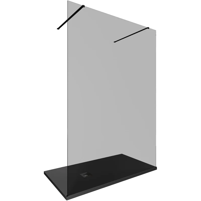 Душевая перегородка Allen Brau Infinity 2 140 3.21052.BBA.T черный браш