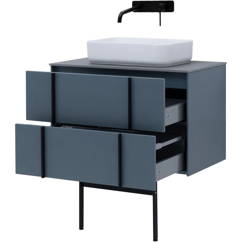 Тумба под раковину Allen Brau Reality 80 1.32005.BGM синий матовый