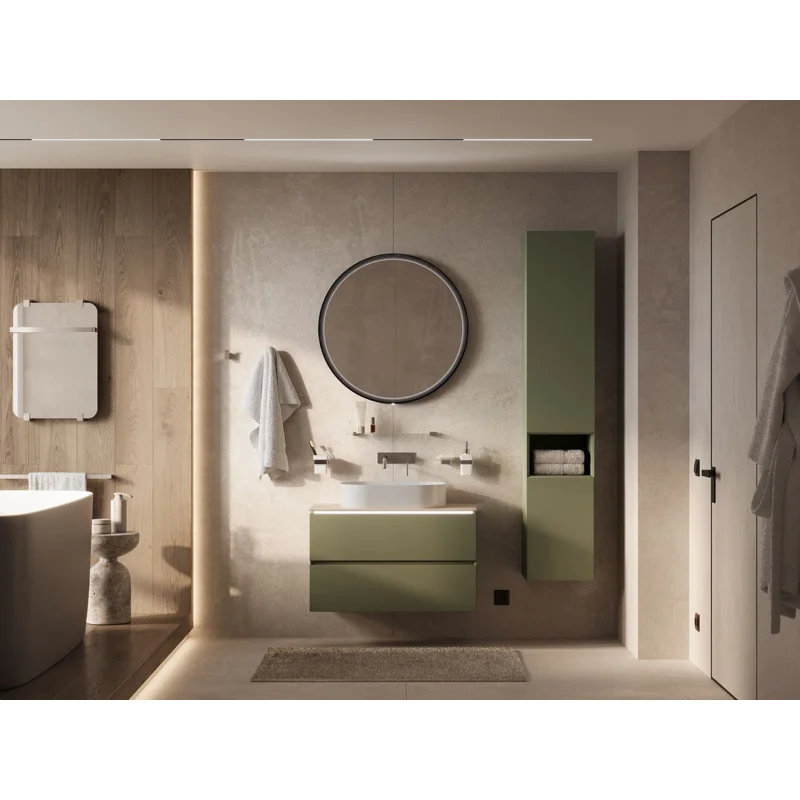 Тумба под раковину Allen Brau Infinity 85 1.21001.CGM олива матовый