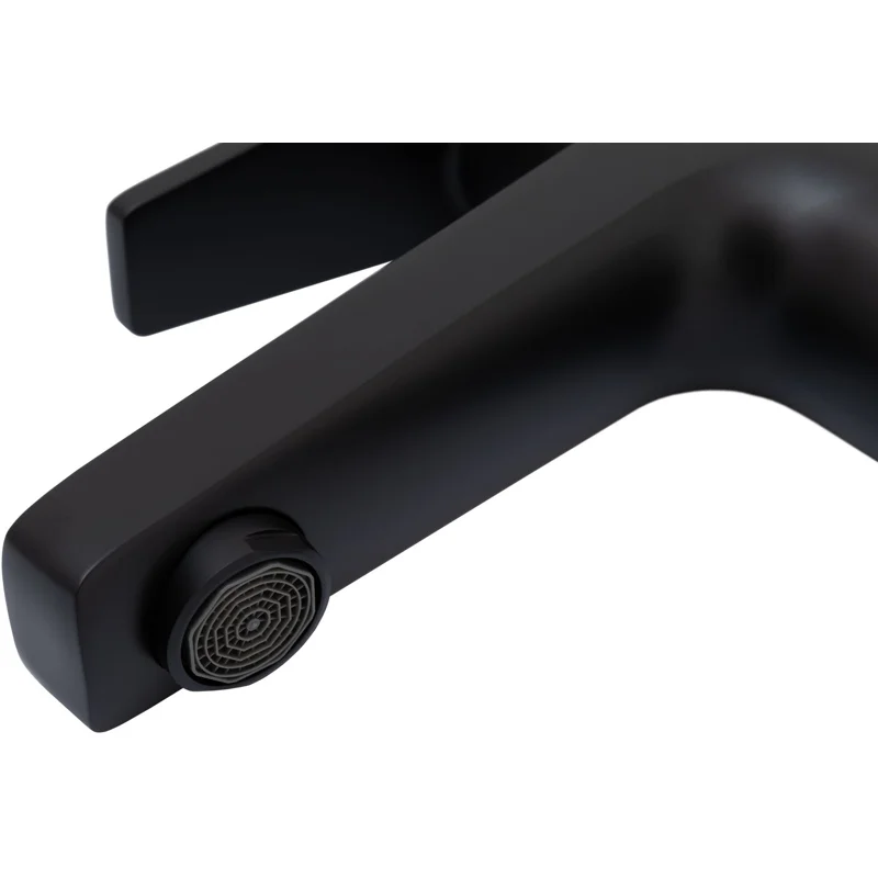 Смеситель для раковины Allen Brau Eclipse 5.E1001-31 (с донным клапаном) черный матовый