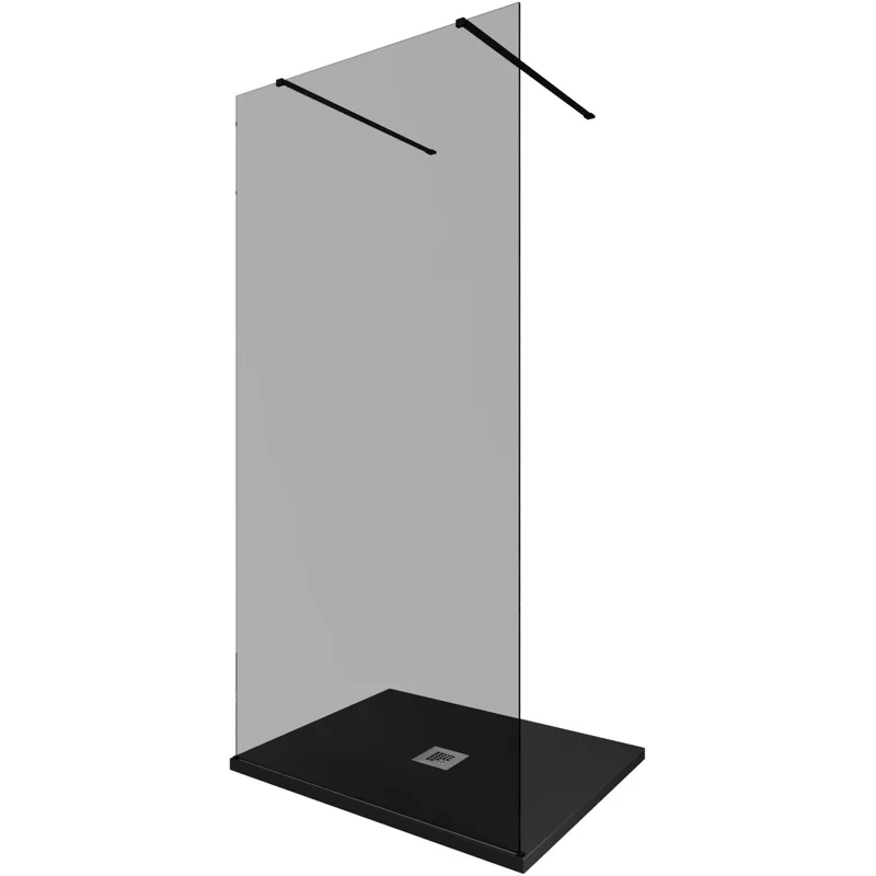 Душевая перегородка Allen Brau Infinity 2 100 3.21040.BBA.T черный браш