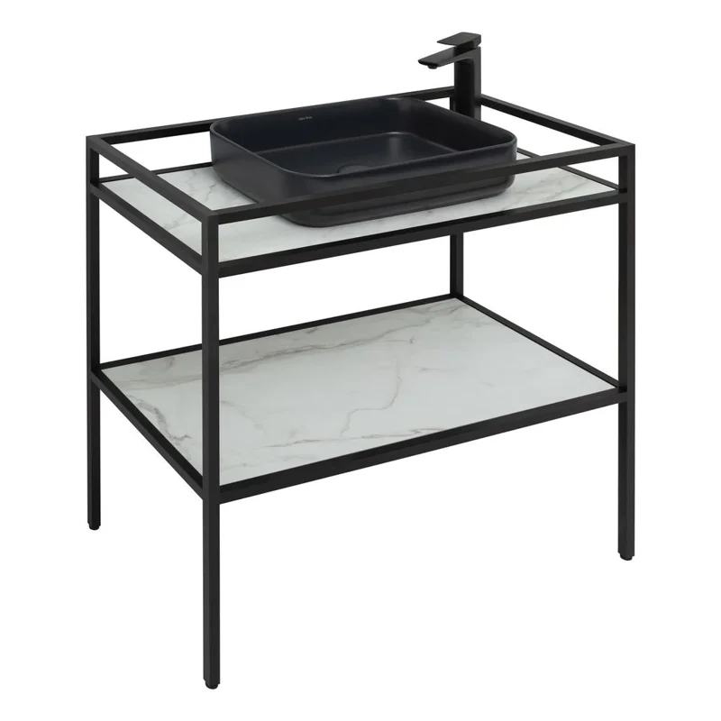 Консоль под раковину Allen Brau Liberty 90 1.33004.BB черный браш