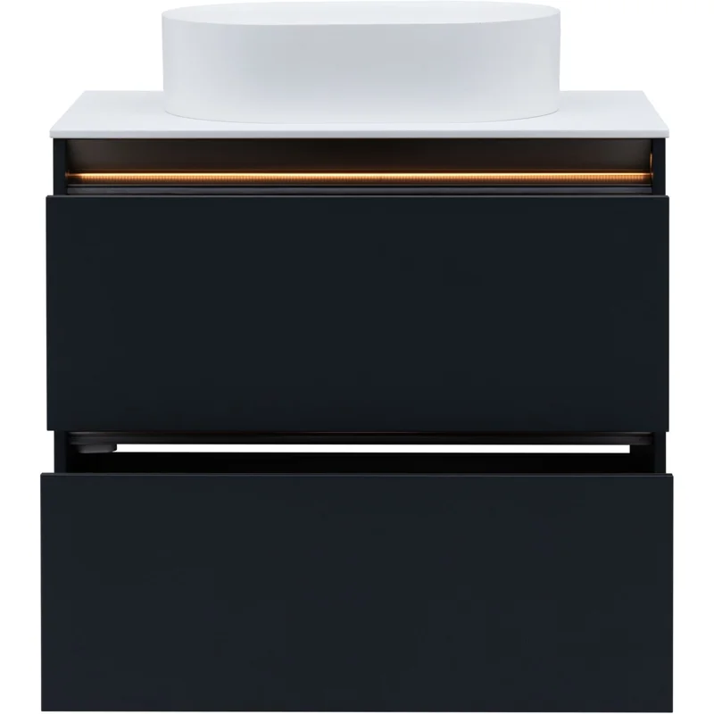 Тумба под раковину Allen Brau Activity 80 1.34012.AM антрацит матовый/олива браш