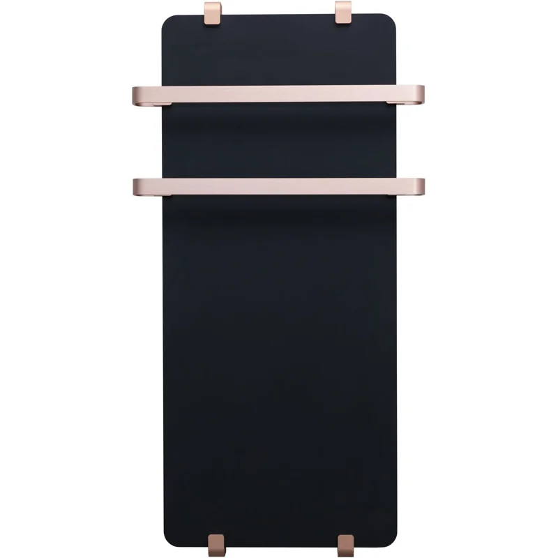 Полотенцесушитель электрический Allen Brau Infinity 140x44 с рейлингом 2.0 и креплением, медь браш