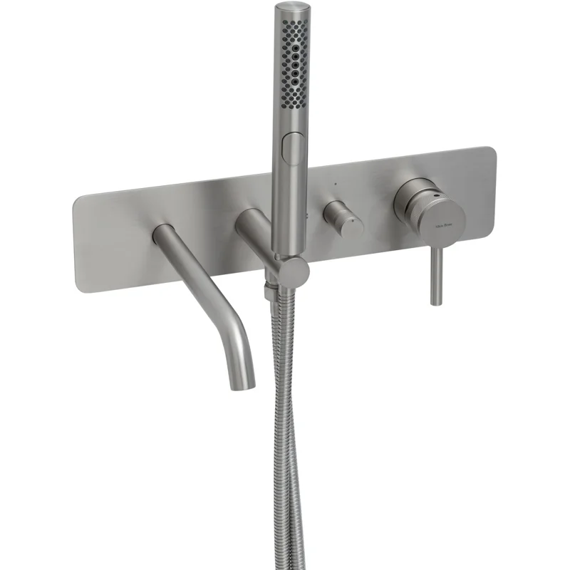 Смеситель для ванны Allen Brau Priority 5.31A06-BN (с внутренней частью) никель браш