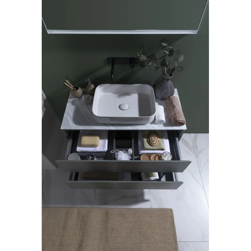 Тумба под раковину Allen Brau Infinity 100 1.21003.CGM олива матовый