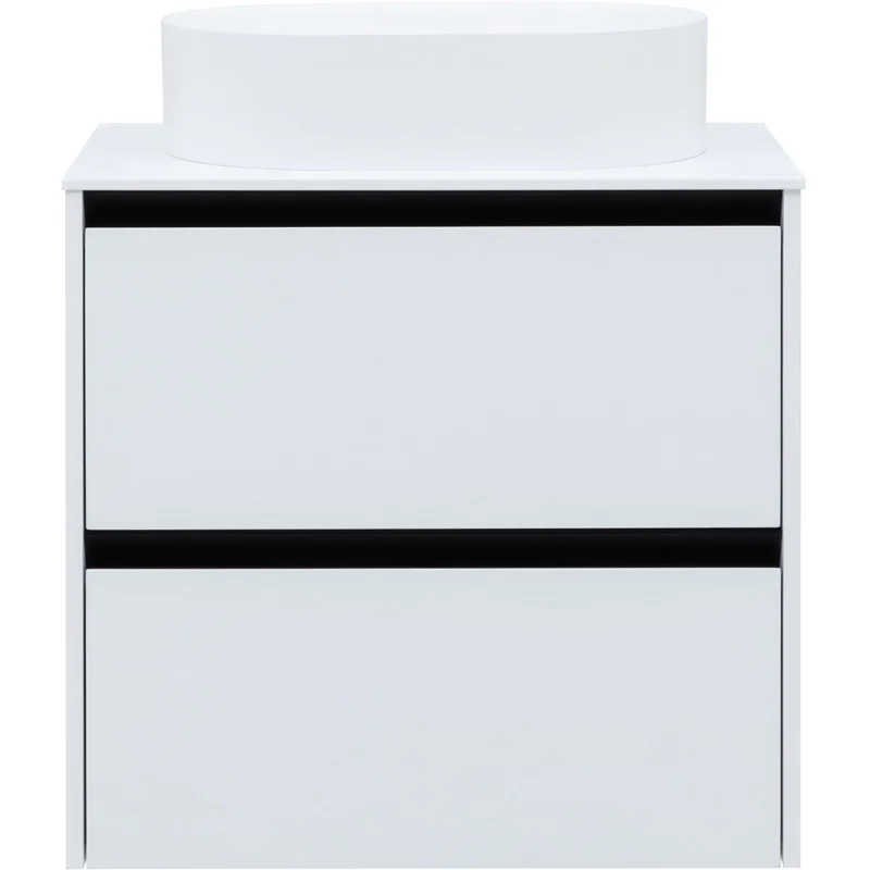 Тумба под раковину Allen Brau Activity 70 1.34003.WM белый матовый/черный браш