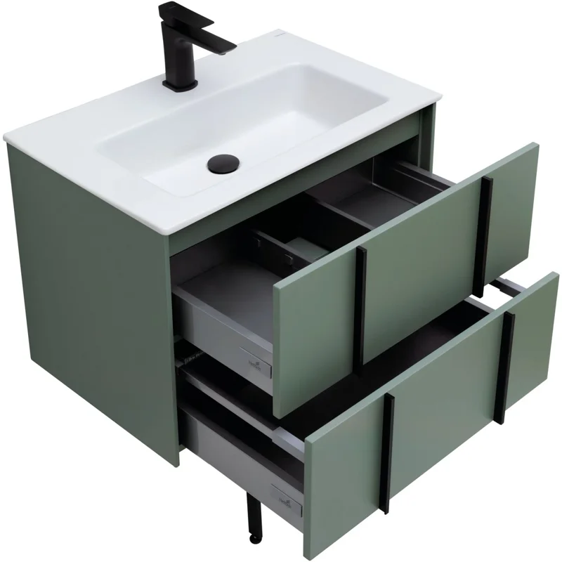 Тумба под раковину Allen Brau Reality 70 1.32004.CGM олива матовый