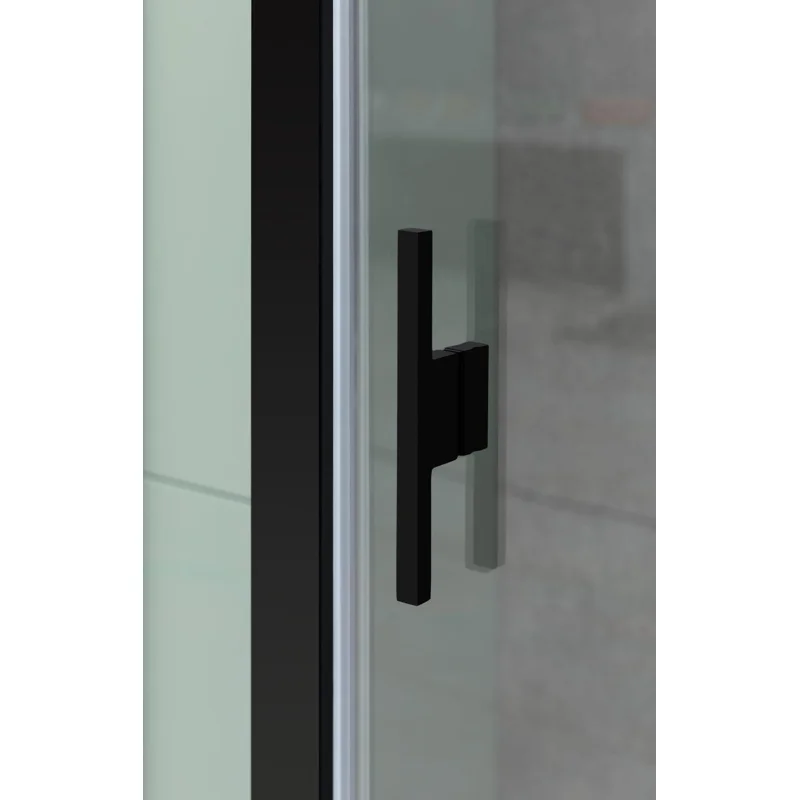 Душевой уголок Allen Brau Priority 140x80 3.31012.BBA + 3.31015.BBA черный браш