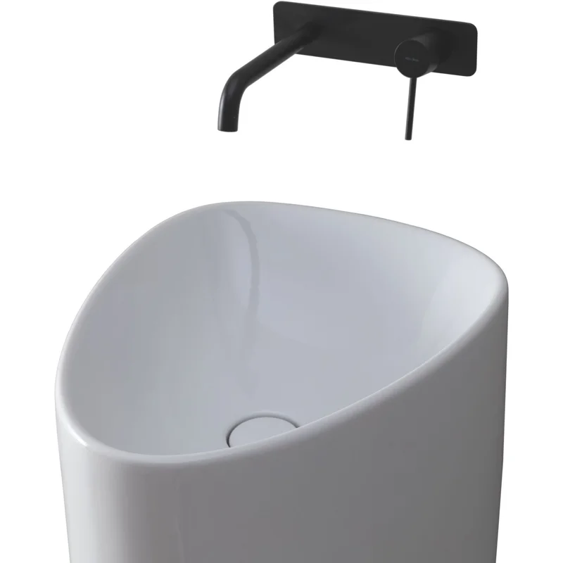 Раковина напольная Allen Brau Infinity 4.21016.20 белый глянец