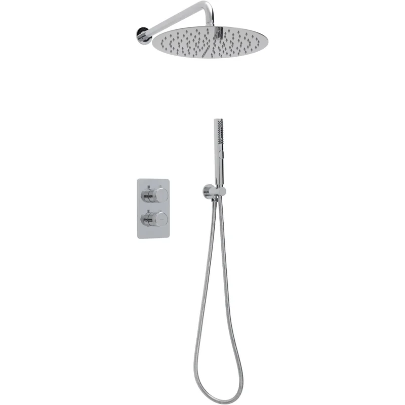 Душевой комплект Allen Brau Priority 5.31013-00 (с внутренней частью, 2 выхода) хром