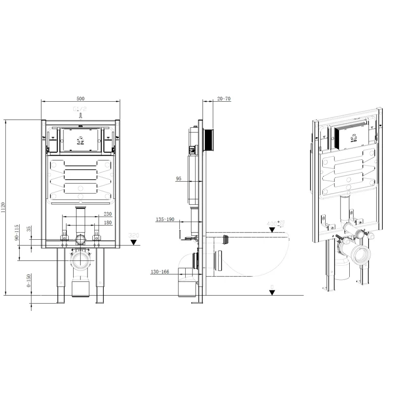 Инсталляция для унитаза Allen Brau Pneumatic Pro 9.11103.20