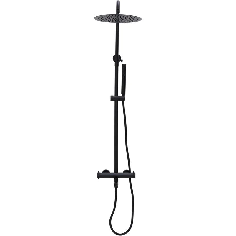 Душевая стойка Allen Brau Priority 5.31T10-31 черный матовый