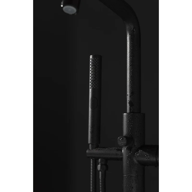 Смеситель для ванны Allen Brau Priority 5.31008-31 (с внутренней частью) черный матовый