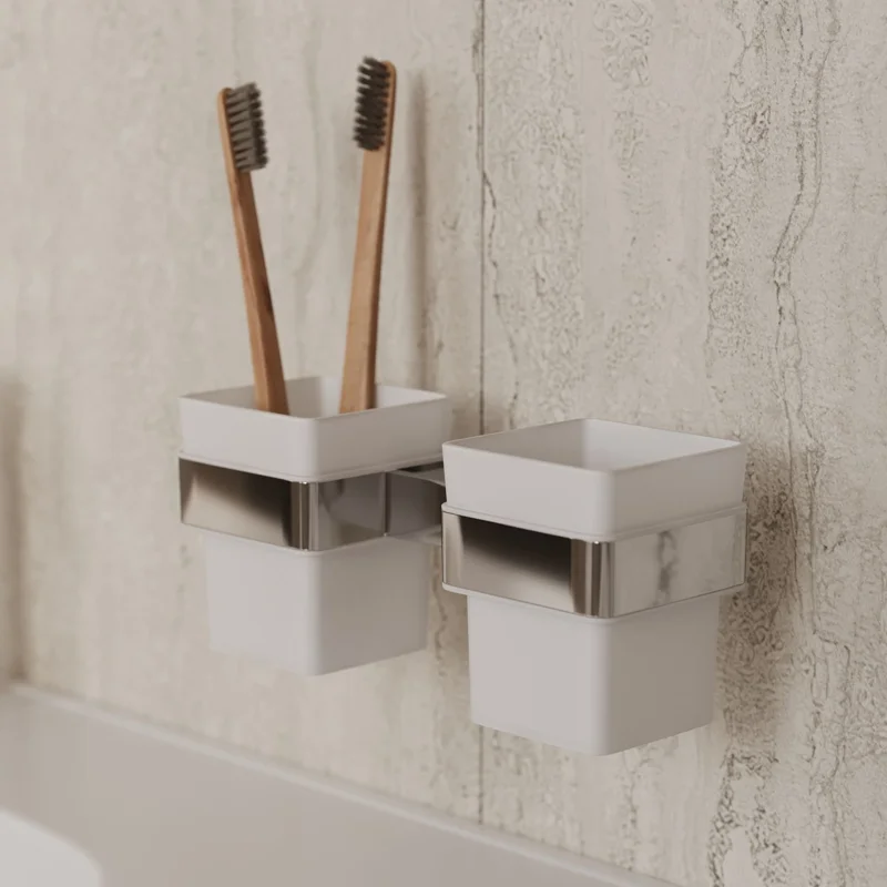 Стакан Allen Brau Infinity 6.21003-00 белый/хром