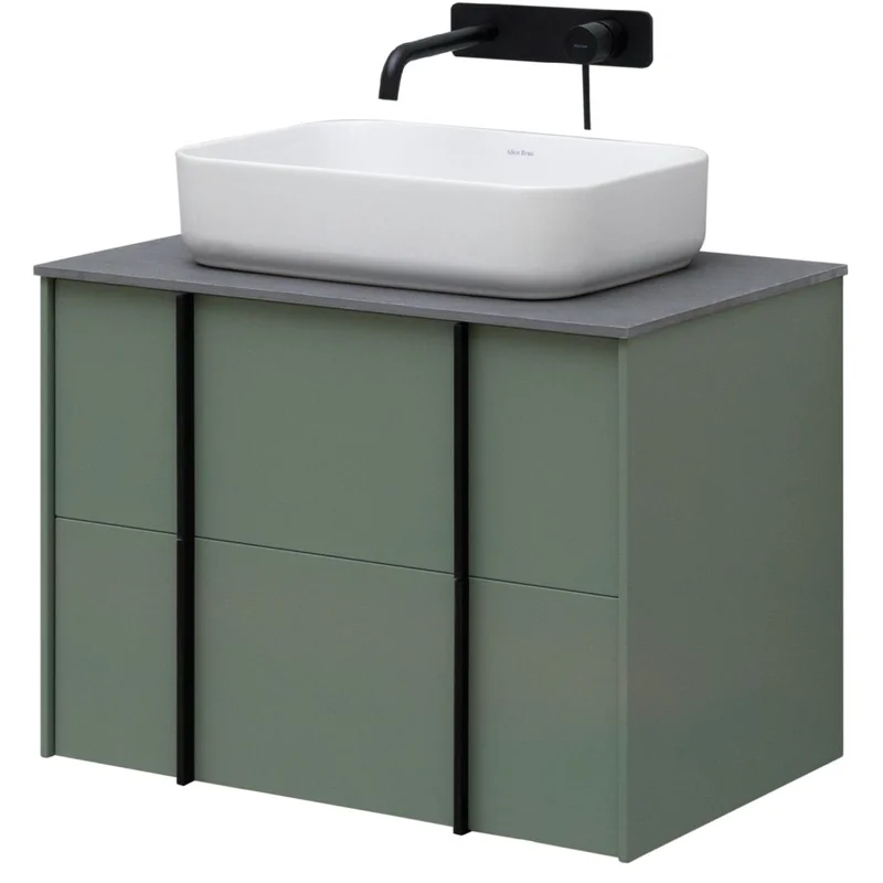 Тумба под раковину Allen Brau Reality 70 1.32004.CGM олива матовый