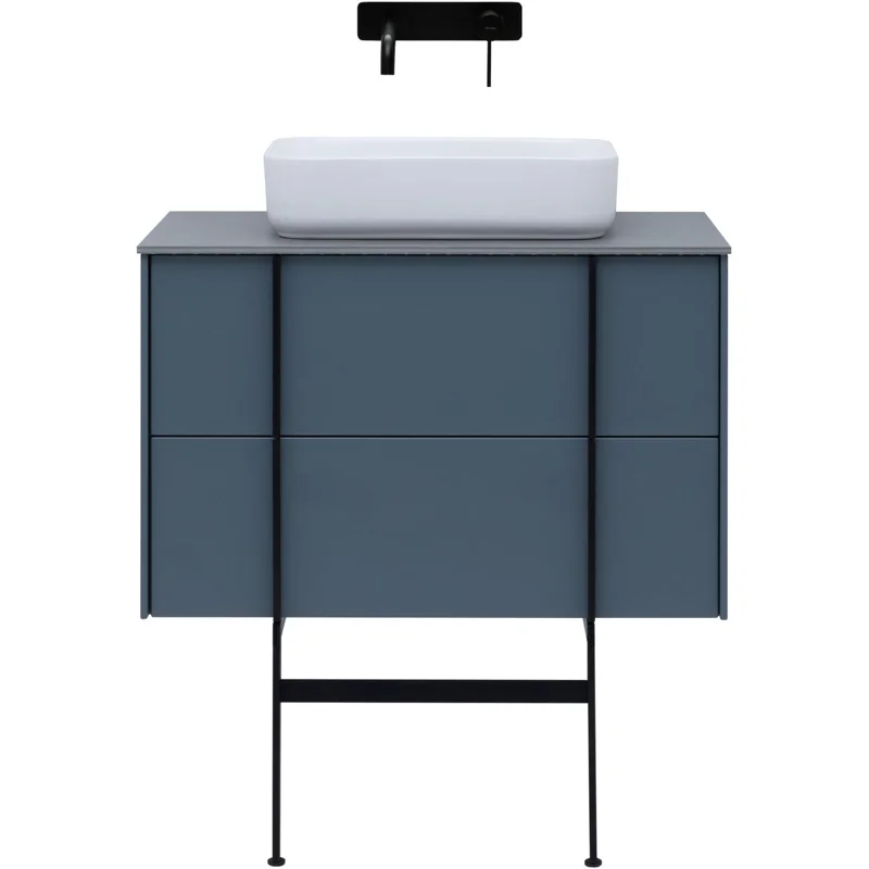 Тумба под раковину Allen Brau Reality 80 1.32005.BGM синий матовый