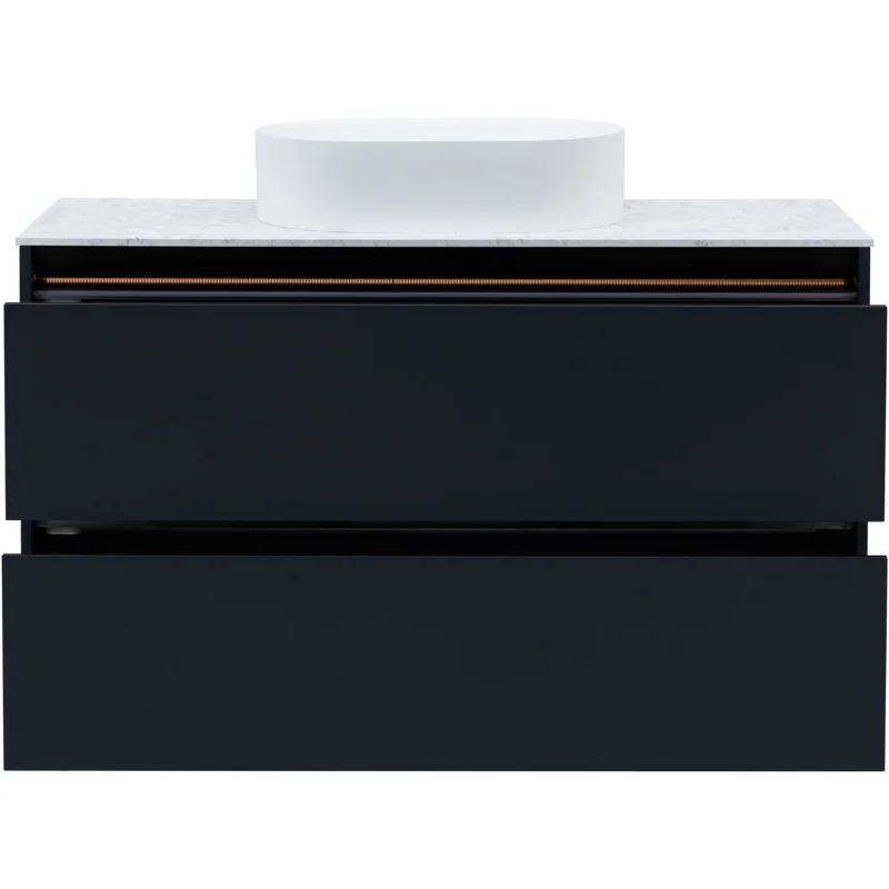 Тумба под раковину Allen Brau Activity 120 1.34007.AM антрацит матовый/черный браш