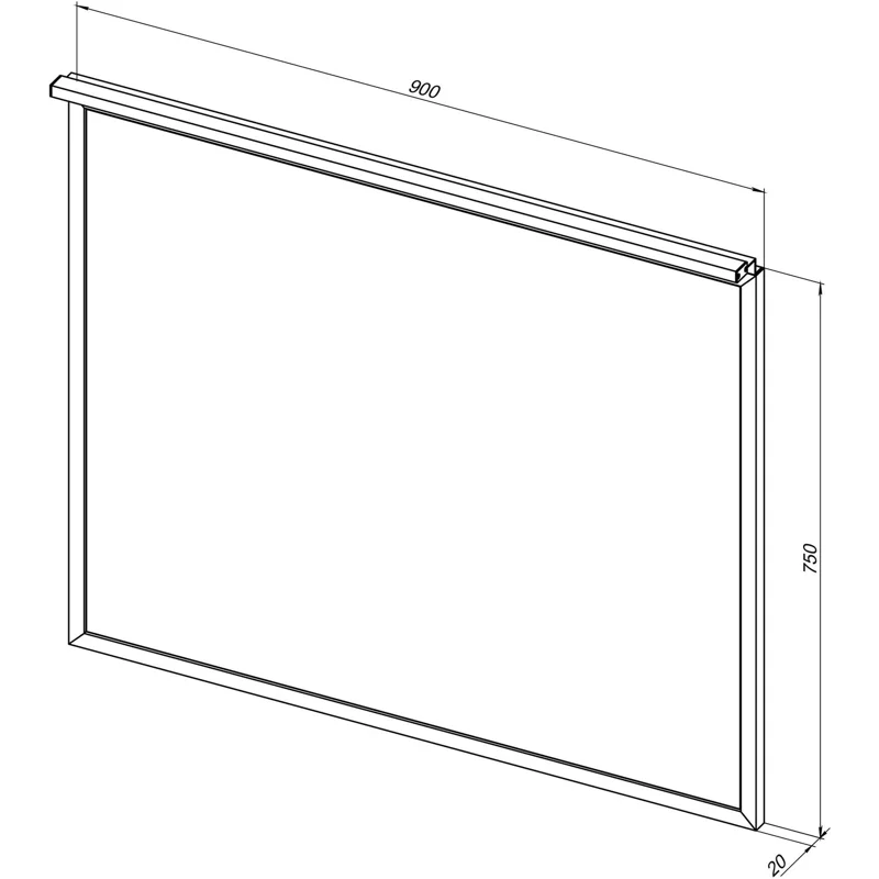 Зеркало Allen Brau Priority 90 1.31016.BB черный браш