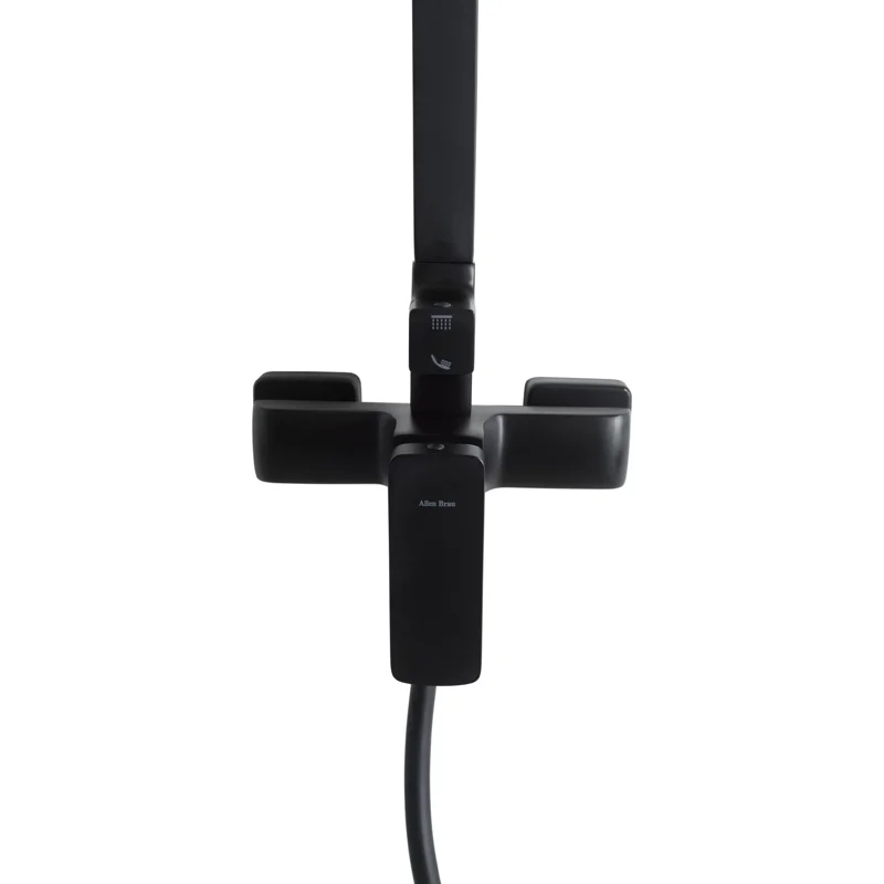 Душевая стойка Allen Brau Infinity 5.21012-31 черный матовый