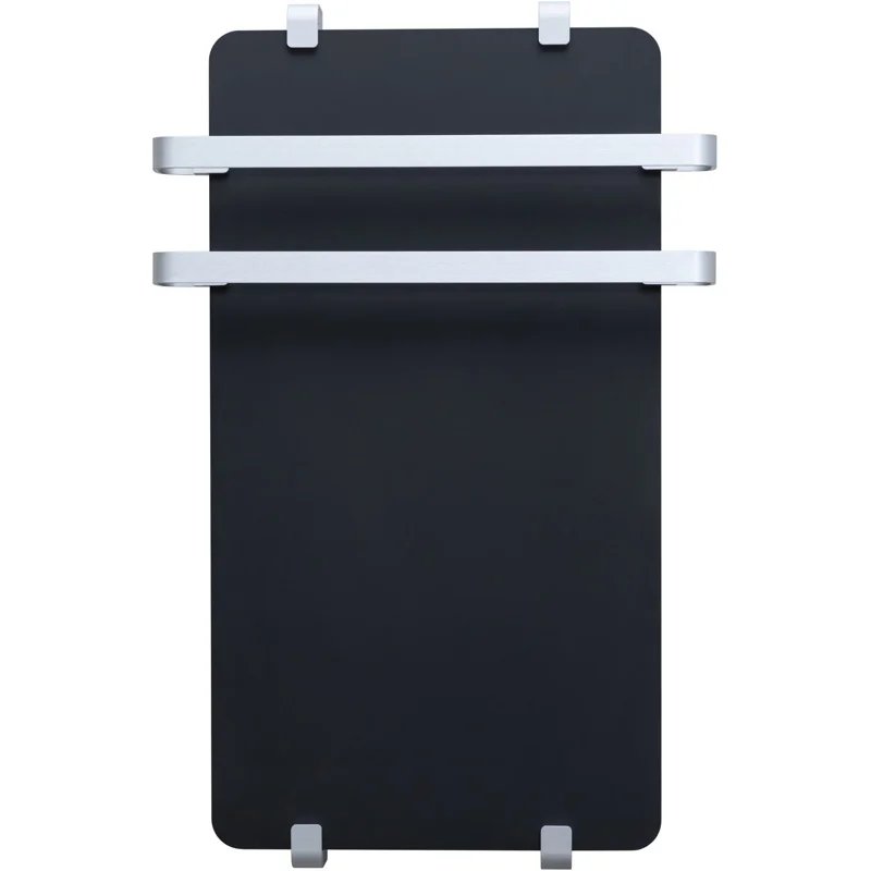 Полотенцесушитель электрический Allen Brau Infinity 80x44 с рейлингом 2.0 и креплением, серебро браш