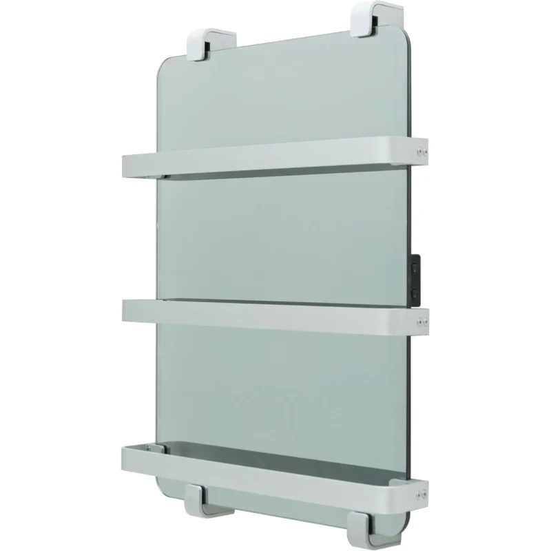 Полотенцесушитель электрический Allen Brau Infinity 60x44 с рейлингом и креплением, черный браш