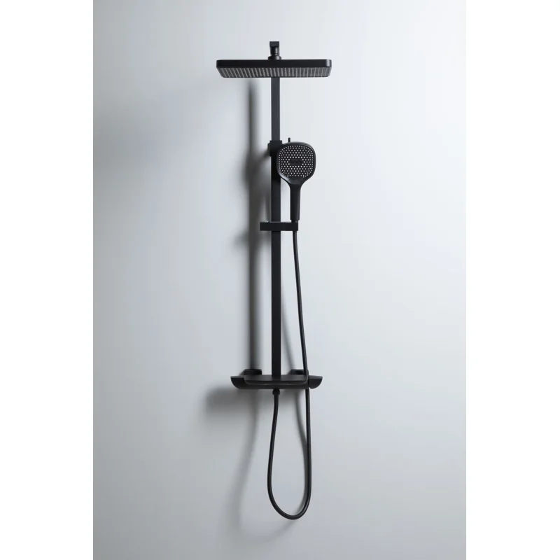 Душевая стойка Allen Brau Infinity 5.21030-31 черный матовый