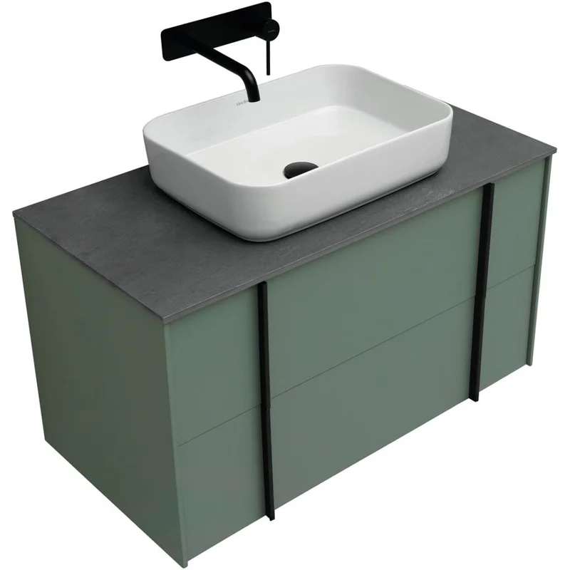 Тумба под раковину Allen Brau Reality 90 1.32006.CGM олива матовый