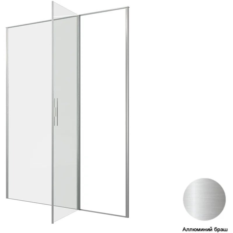 Душевая дверь Allen Brau Priority 160 3.31038.BA серебро браш