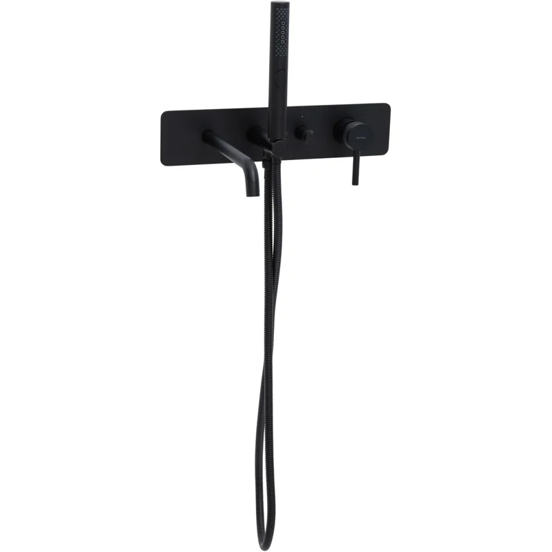 Смеситель для ванны Allen Brau Priority 5.31A05-31 (с внутренней частью) черный матовый