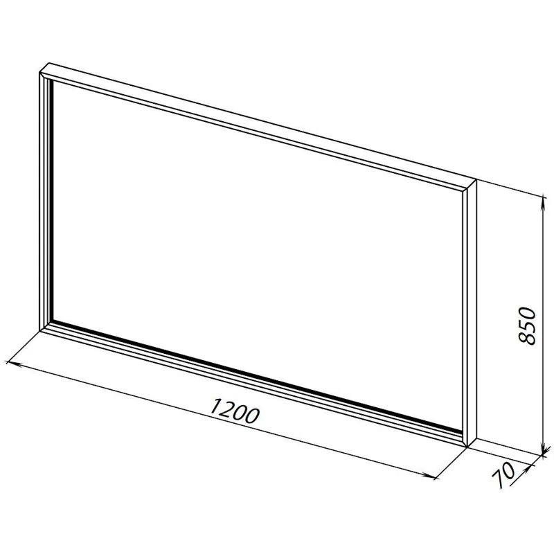 Зеркало Allen Brau Liberty 120 1.330017.BB черный браш