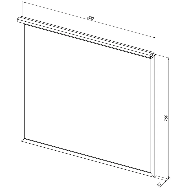 Зеркало Allen Brau Priority 80 1.31015.BB черный браш