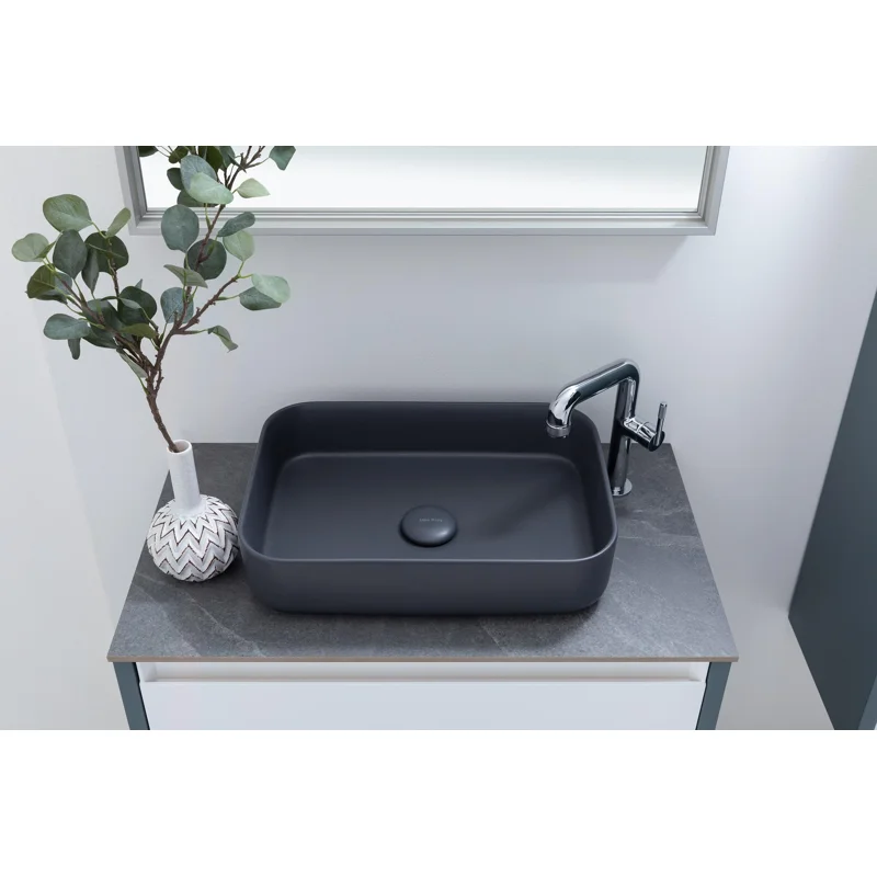 Раковина накладная Allen Brau Fantasy 50 4.11021.AN антрацит