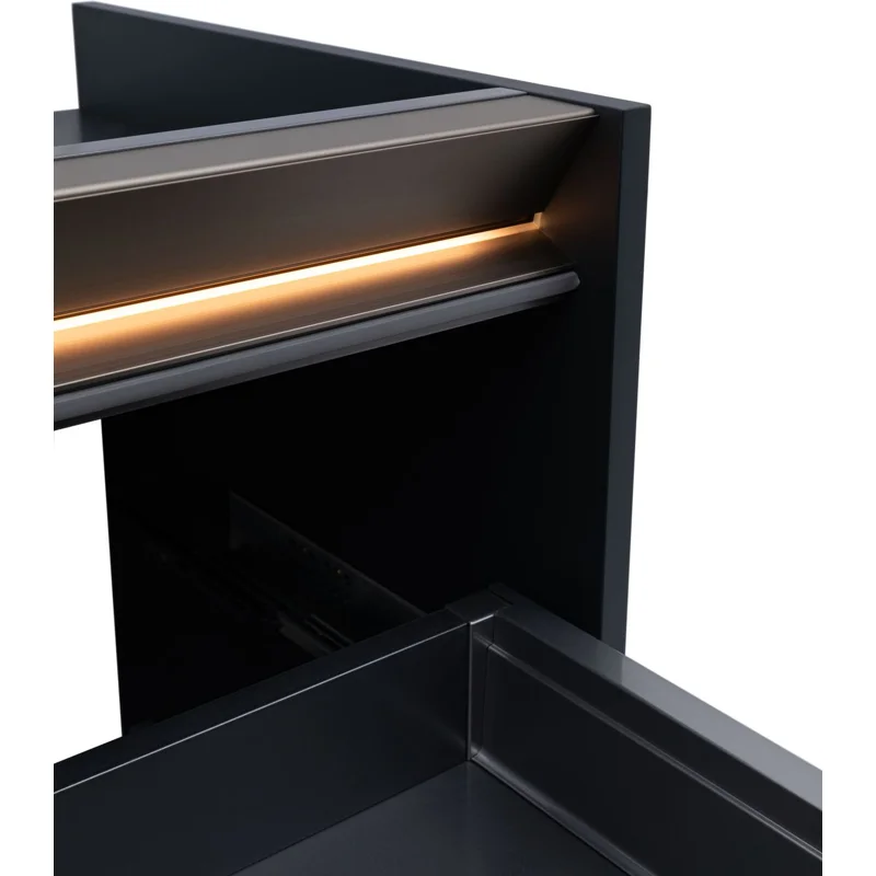 Тумба под раковину Allen Brau Activity 80 1.34012.AM антрацит матовый/олива браш